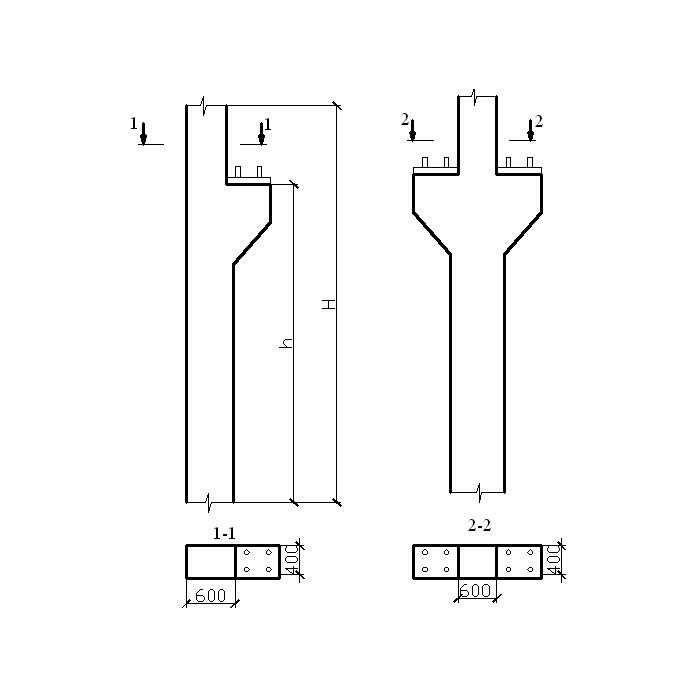 Колонна железобетонная 1к 132-4